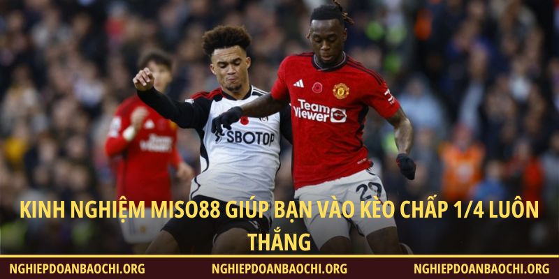 Kinh nghiệm Miso88 giúp bạn vào kèo chấp 1/4 luôn thắng